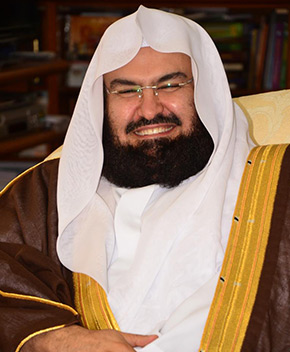 Sheikh Abdul-Rahman Al-Sudais, General President of Affairs of Al-Haramain Mosques. 